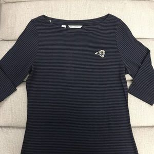 Women’s Large Cutter & Buck Los Angeles Rams Tee
